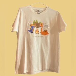 NWT Kids Unisex A Summer T Brand Life Is Better W/Friends Dino Graphic T-shirt